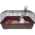 thumbnail image 3 of Penn-Plax S.A.M. Small Animal Cage with Wire Body Burgundy, 3 of 5
