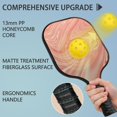 thumbnail image 4 of Pickleball Paddles Set Of 1, Fiberglass Surface, Liquid & Marble Print, 1 Paddles, 2 Balls & Bag, 4 of 5