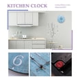 thumbnail image 4 of Reloj de Pared, DecoracióN de Reloj de Cocina Silencioso Sin Tictac de 10 Pulgadas Verde Azulado, Relojes de Pared Decorativos Retro RúSticos Vintage Campo, 4 of 5