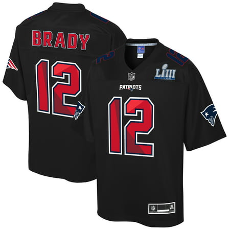 Tom Brady New England Patriots NFL Pro Line by Fanatics Branded Super Bowl LIII Champions Fashion Player Jersey -