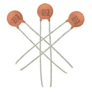 Unique Bargains 30 Pcs DC 50V 0.01uF Radial DIP Ceramic Disc Capacitors