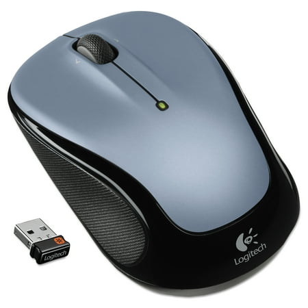 M325 Wireless Mouse 2.4 GHz Frequency/30 ft Wireless Range, Left/Right Hand Use, Silver