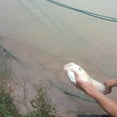 thumbnail image 6 of FETCOI Hand Made Beach Seine/Drag Nets Nylon Beach Seine 2cm/0.8" Fishing Cast Monofilament Nets (3x20M / 10x65FT), 6 of 12