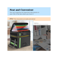 thumbnail image 5 of JUNDUN File Box,2- Layer Fireproof Document Box with 13 Pockets File Folder, File Storage Organizer Collapsible Portable File Box with Lid,Home Office, 5 of 5