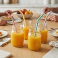 thumbnail image 5 of REGALWOVEN 8 Pcs Reusable Straws, Silicone Regular Straws , Drinking Straws for 40 oz Tumbler, Dishwasher Straws Color C, 5 of 5