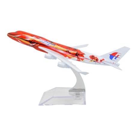 TANG DYNASTY 1:400 16cm Malaysia Airlines B747-400 Hibiscus Metal Airplane Model Plane Toy Plane Model