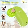 thumbnail image 3 of Dog Grooming Brush, Premium Soft Silicone Pet Bath Brushes, Rubber Shampoo Soothing Comb Scrubber for Wet Dry Long Short Haired Dogs & Cats Massaging, Deshedding Shower Scrubbing, 3 of 6