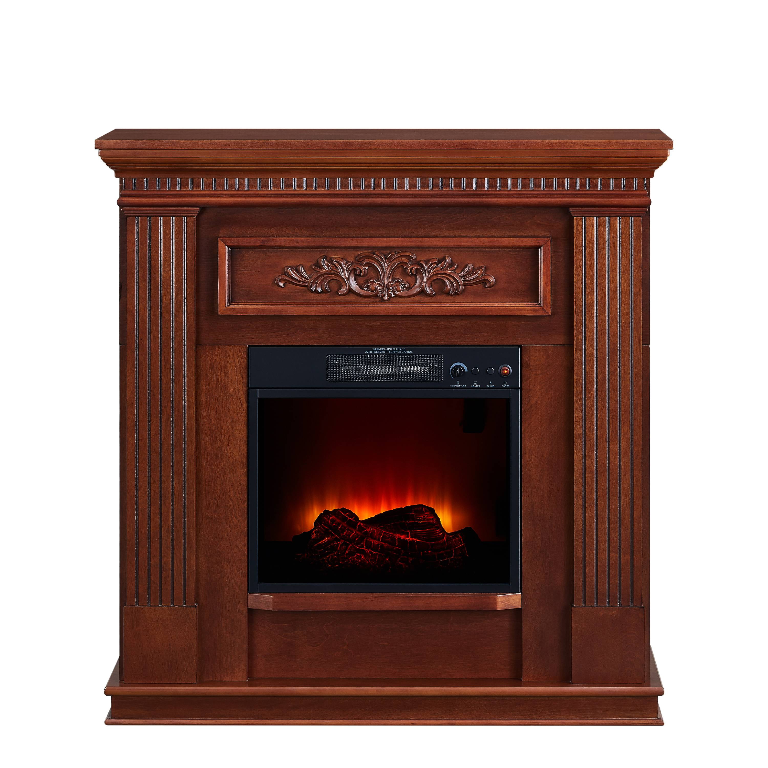 Bold Flame 38 Inch Wall Corner Electric Fireplace In Dark