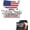 1 Pack, variant on 4th of July Car Accessories, American Flag Emblem for Cars, Trucks & SUVs – Embossed Aluminum Metal Badge with Adhesive Backing for Fender, Trunk, Tailgate