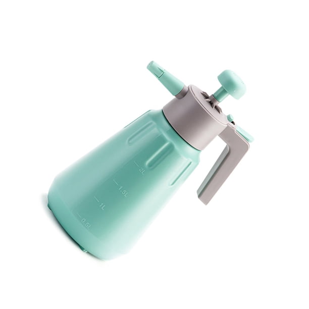 Billuyoard Pulverizador de agua a presión manual con bomba de aire Desinfección de jardín Botella de spray Regadera Herramientas de riego para Jardín y Patio 2L/Verde
