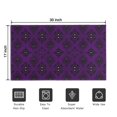 thumbnail image 5 of Purple Black Ornament Eye Pattern Door Rugs,Washable Non Slip Door Mats Indoor,Decorative Door Mats,Entry Mat Indoor for Entrance,Bedroom,Kitchen,Bathroom,17"x30", 5 of 6