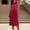 Hot Pink, variant on Women's Plus Size Metallic Dress Sleeveless Crewneck Party Disco Clubwear Tank Dress Front Pleated Loose Dresses Hot Pink S