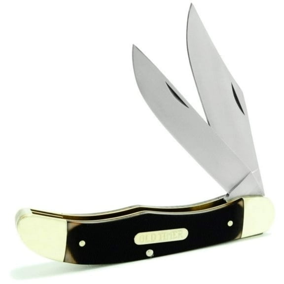 Schrade Old Timer 25OT Folding Hunter Pocket Knife with Sheath