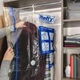 Hefty SHRINKPAK 2 Large Hanging Bags, Vacuum Compression Storage
