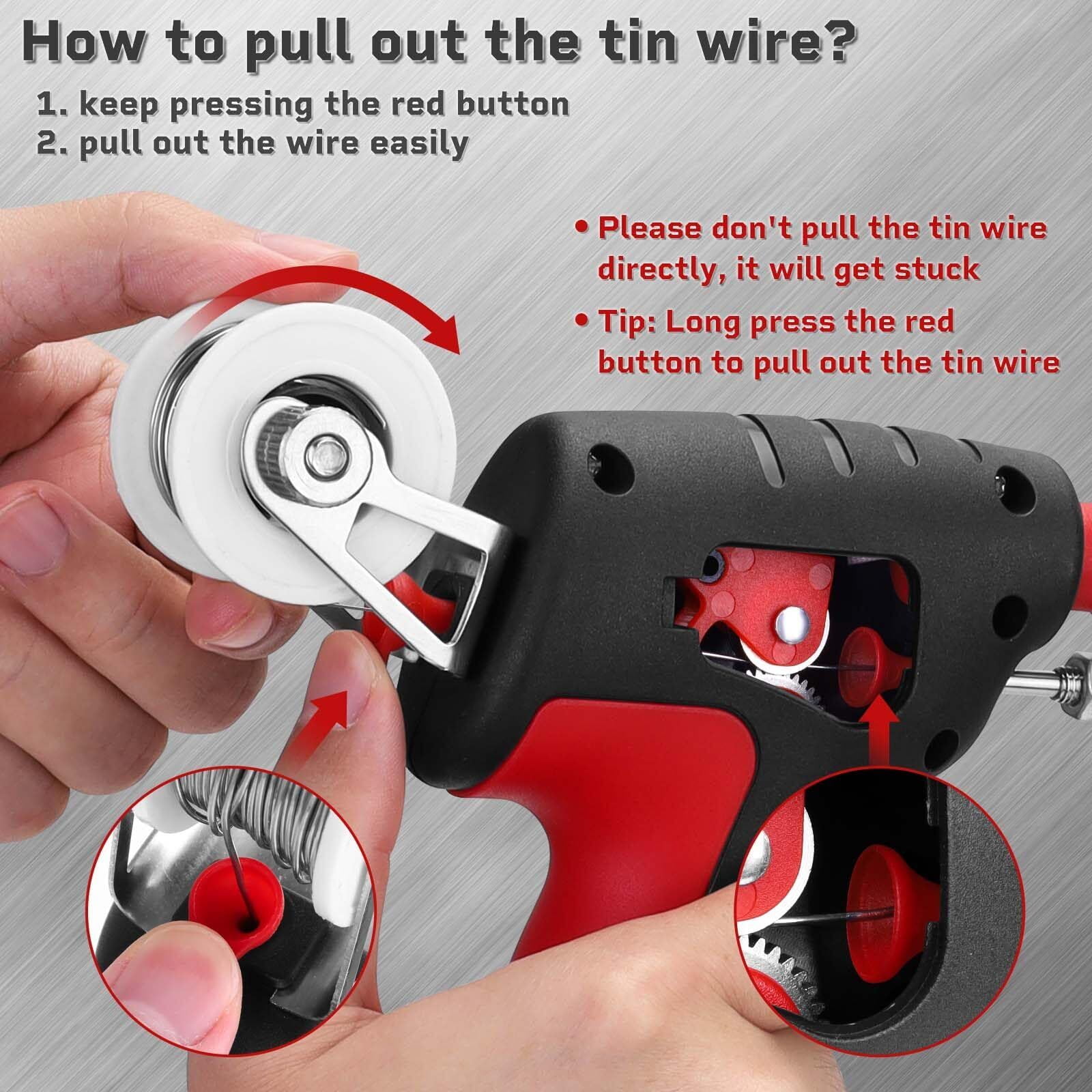LiteBee Cordless Soldering Iron Welding Kit for Repair, One-handed Welding Iron 20V Battery Automatic Gun Solder Tools