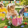 thumbnail image 2 of Zsiparty Easter Gift Bags, Easter Treat Bags with Handles Reusable Non-Woven Goodie Bags for Egg Hunt Party Supplies 12 Pcs Multi-color, 2 of 6