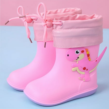 

Akiihool Girl s Boots Baby Boys Girls Booties Stay On Socks Non Skid Soft Sole Toddler Warm Winter House Slipper Crib Shoes (Pink 12)