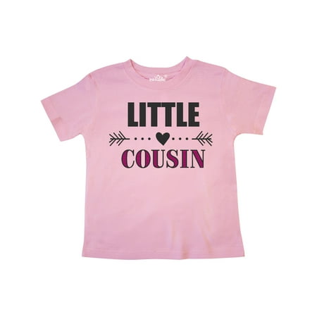 

Inktastic Little Cousin with Heart Arrow Gift Toddler Toddler Girl T-Shirt
