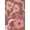 Pink, Pattern 7, variant on ODIKA 4'x6' White Blue Blossom Elegance for Modern Washable Area Rug Chic Floral Design with Serene Accents Pet Friendly, Non-Shedding for Bedroom, Reading Nook