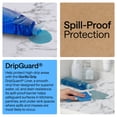 thumbnail image 4 of GORILLA GRIP Shelf Liner for Kitchen Cabinets Non Adhesive Drawer Liners DripGuard 12x120 Inch Marble, 4 of 10