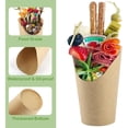 thumbnail image 2 of Charcuterie Cups Disposable Paper French Fry for Parties 25 Pcs 12 Oz, 2 of 5