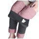 thumbnail image 1 of Leggings de mujer Invierno Térmico Forrado Súper Grueso Estampado de Cachemira Cintura Alta Cómodos Pantalones de Yoga Cálidos Pompotops ulkah943294, 1 of 8