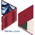 thumbnail image 3 of Newest MacBook Pro 14 Inch Case 2021 2022 Release A2442 M1 Pro Chip, Hard Case with Keyboard Cover compatible for MacBook Pro M1, Red, 3 of 7
