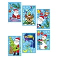 thumbnail image 1 of 6 Unids Ventana de Navidad Se Aferra Adorable Decoración Calcomanías Suministros de Vacaciones Extraíble Doble Cara Pegatinas de Navidad para Pared Zulema Se aferra la ventana de Navidad, 1 of 8