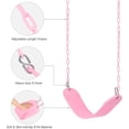 thumbnail image 4 of RedSwing High Back Full Bucket Swing with Heavy Duty Swing Seat Combo Pack (Triangle and Chain Dip), Tree Straps Included, Pink, 4 of 9