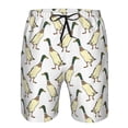 thumbnail image 3 of Salouo Mallard Ducks Pattern Swim Trunks for Men,Men's Hawaiian Bathing Suit Swimsuits Quick Dry Swimming Board Shorts Beach Shorts with Pockets-3X-Large, 3 of 6