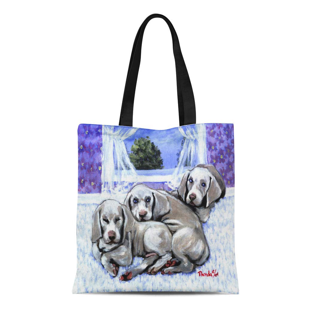 eco bag gift tote bag dog lovers Weimaraner Tote Bag beach bag cotton bag washable bag Eco shopping bag