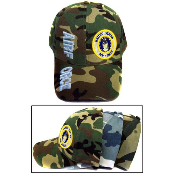 US Air Force Military Embroidered Baseball  Caps Camo Color  Uni-Sex Style -- FREE USA Shipping--  (7506AF35)
