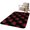 Black, variant on Runner Rug 15.7"x47.2", Pink Cherry Non Slip Backing Floor Mats Area Rugs, Absorbent Muddy Dirt Trapping Carpet for Hallway Entryway Kitchen Bedside Living Room Farmhouse Watercolor Cherries Fruits