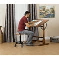 thumbnail image 4 of Studio Designs Vintage Solid Wood Drawing/Drafting Table with 42" x 30" Adjustable Tilting Top, 4 of 11