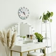 thumbnail image 1 of Christmas Decorations Style Wall Clock for Living Room Bedroom 24 Hour Display Modern Density Board Hanging Clock with Design, 1 of 5