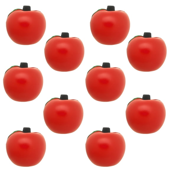 Apple Stress Balls Set of 10, Bulk Pack - Anxiety Stress Relief, Perfect for Your Desk, Office, School or Home - Apple