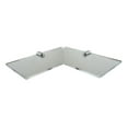 thumbnail image 1 of Estantes de pared de esquina, estantes flotantes de acrílico de seguridad para dormitorio, sala de , , cocina, 220mm - Claro yotijar estante de esquina baño, 1 of 6