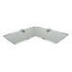 thumbnail image 1 of Estantes de pared de esquina, estantes flotantes de acrílico de seguridad para dormitorio, sala de , , cocina, 220mm - Claro yotijar estante de esquina baño, 1 of 6