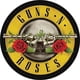 thumbnail image 1 of Placa Metal Vintage Guns N Roses Pintura Redonda Hierro Arte Pared Bar 30x30cm, 1 of 8