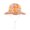 Orange, variant on Summer Hats For Kids Colorful Fruit Print Sun Protection Hat Fisherman Hat With Hat Rope