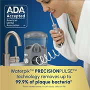 Waterpik Ultra Water Flosser with 10 Settings, 6 Tips, ADA Accepted, Gray