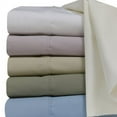 thumbnail image 2 of Soft 100% Cotton Brushed Percale Sheet Sets Long-Stable Cotton 250 Thread Count Sheets With Deep pockets - King - Blue, 2 of 2
