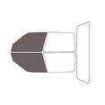 thumbnail image 2 of Rvinyl Window Tint Kit Compatible with Dodge Dynasty 1990-1993 - Front Precut Kit - 35%, 2 of 8