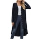 thumbnail image 4 of ICHUANYI Clearance Women's And Winter Sweater Coat Cardigan Long Sleeve Blouse Clothing Loose Tops(Navy, M) ICHUANYI WER2023081514140, 4 of 5