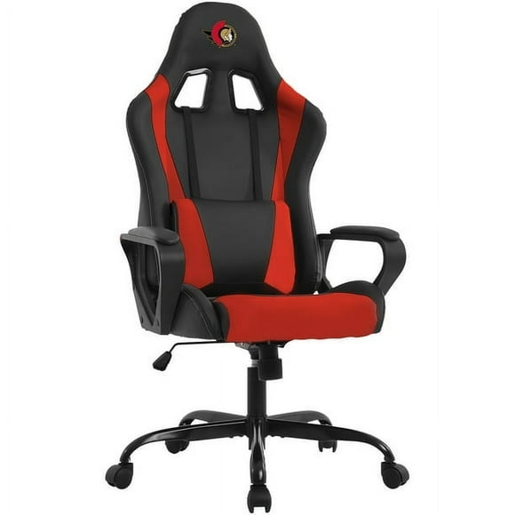 Ergonomic Office Chair, High-Back White Gaming Chair with Lumbar Support PC Computer Chair Racing Chair PU Task Desk Chair Ergonomic Executive Swivel Rolling Chair for Back Pain Women, Men (OTT)