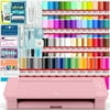 Silhouette Blush Pink Cameo 4 w/ 64 Oracal Vinyl Sheets, Tools, Guides
