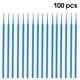 thumbnail image 2 of Aplicadores de hisopos de algodón de micro cepillo desechables Eyeliner delineador de ojos Mascara Látención extensión de maquillaje Labios de lápiz labial Varilletas Grabar azules 100 PCS Speravity CE001469-03, 2 of 7