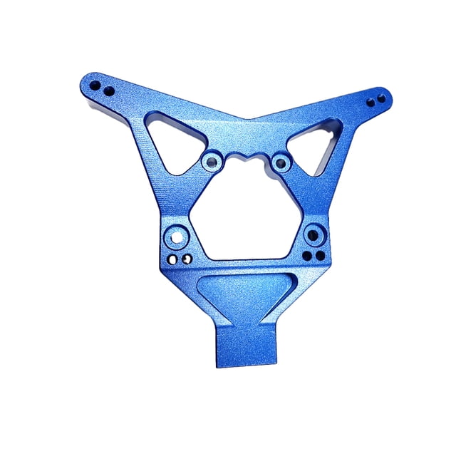 QualitChoice RCGOFOLLOW Aluminum Alloy Adjustable Rear Shock Tower Rc Rear Shock Tower For 1/10 Rc Rear Shock Tower LOSI 22S Green