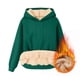 thumbnail image 3 of Sudadera con capucha, suéter de cuello alto, elástico, de color sólido, para hombre, suéter de cuello alto, abrigo de poliéster., 3 of 7