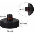 thumbnail image 2 of 4 Pieces Jack Pad Block, Rubber Block Compatible with Tesla Model 3 Model Y Model S Model X, Jack Pad for Battery and Chassis Protection,, 2 of 5